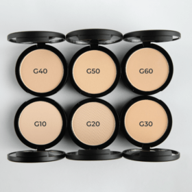 Matte poreless powder