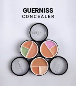 Guerniss three colour concealer